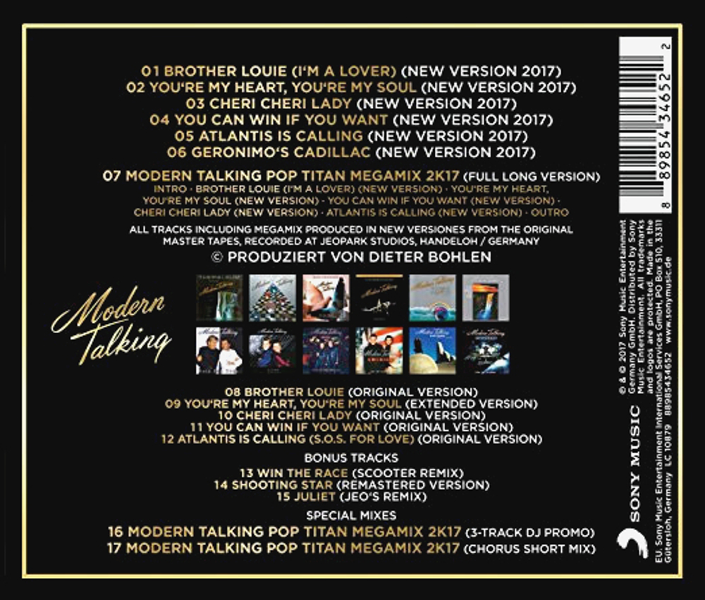 Modern Talking / Back For Gold - The New Versions (CD)