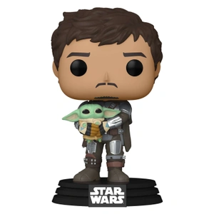 Фигурка Funko POP! Bobble Star Wars Mandalorian Mandalorian with Grogu (461) 54525