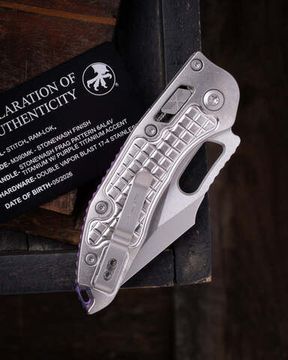 Нож Microtech Stitch 169RL-10FRMS3 - рукоять титан, сталь - M390MK