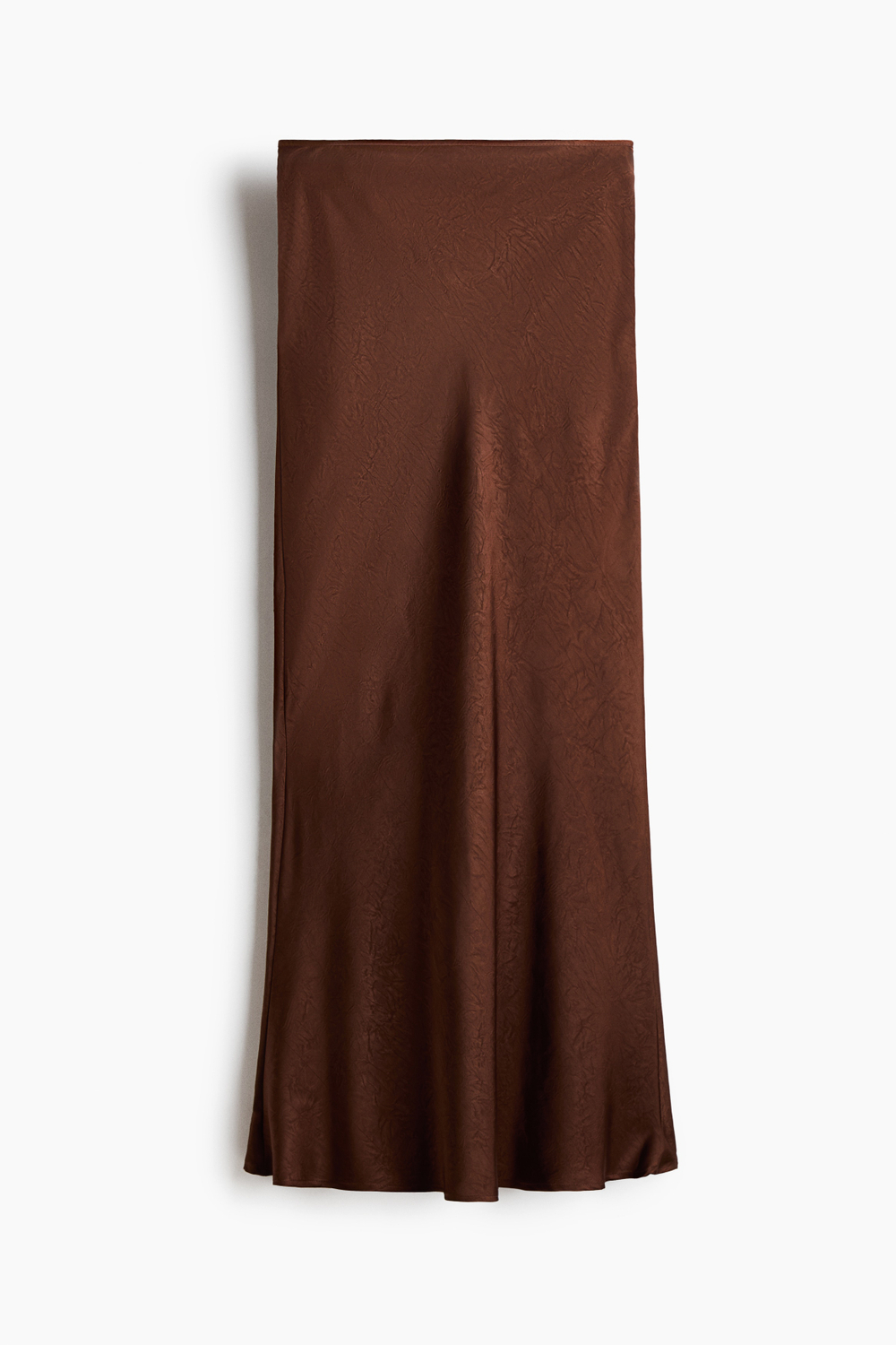 Макси-юбка из жатого атласа - H&M