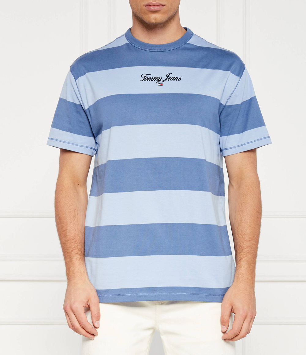 Футболка Tommy Jeans - голубой(DM0DM18655)