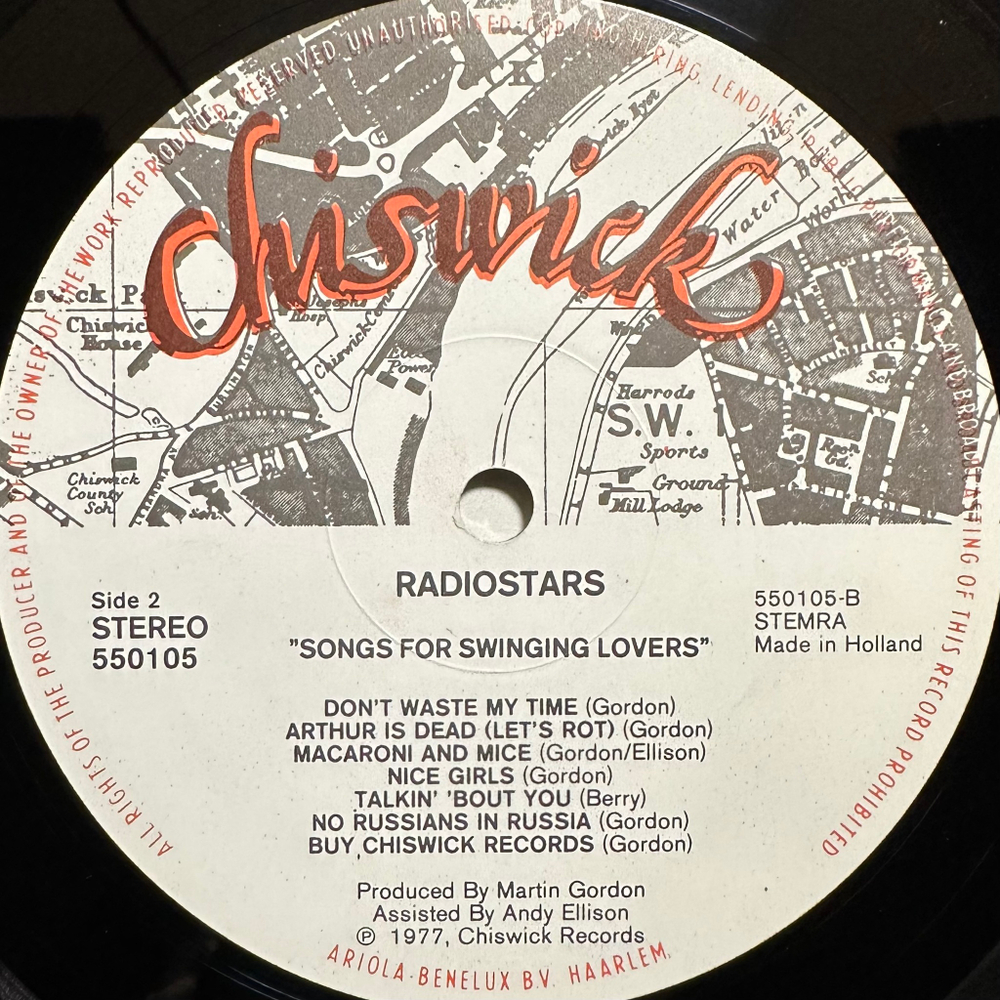 Radio Stars - Songs For Swinging Lovers (Голландия 1977г.)