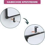Доска магнитно-маркерная 90х120 Attache BlackFrame черная рама