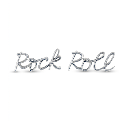 Серьги из серебра 925, Tiffany 💠 Rock & Roll grafiti - В наличии