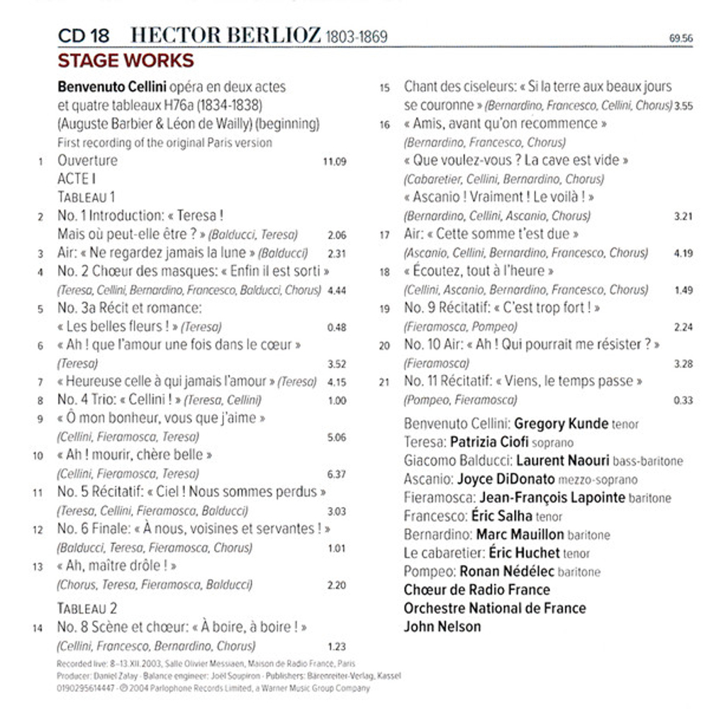 Hector Berlioz / The Complete Works (27CD)