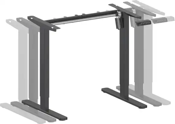 Подстолье Cactus CS-EDF электропривод каркас черный 140x72x60см (CS-EDF-BK)