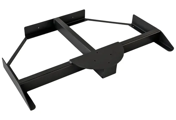 Зонт для кафе профессиональный Astro Carbon, 290х290 см, графит, слоновая кость