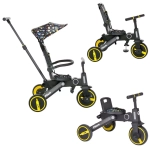 PITUSO Велосипед трехколесный Leve, складной, разм. упак. 65х34х31 см, Yellow/Желтый