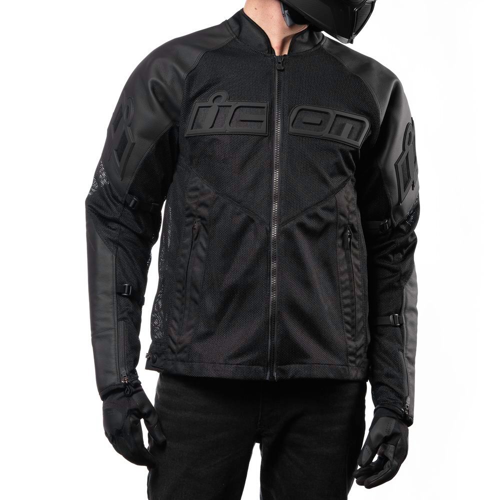 Mesh AF Leather Jacket / Черный