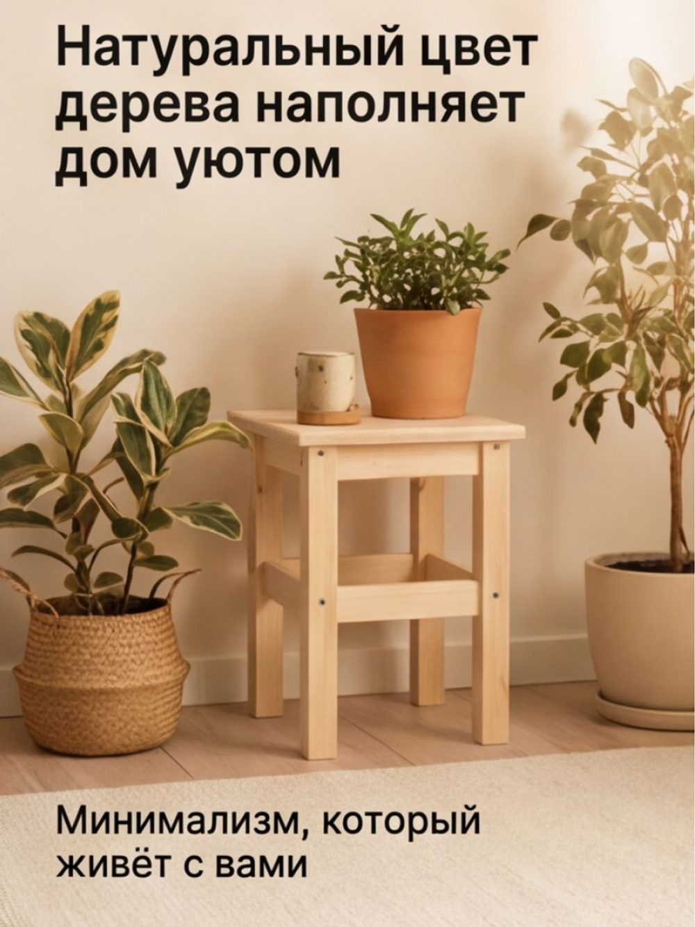 Табурет для кухни, 33х33х45, Одвар, 2 шт., деревянный, для кухни, сосна, IKEA