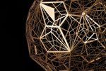Pendant design lamp  Etch Web by Tom Dixon (Bronze)