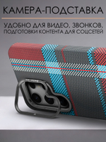 Дизайнерский чехол для SAMSUNG GALAXY S24 ULTRA с камерой-подставкой и MagSafe