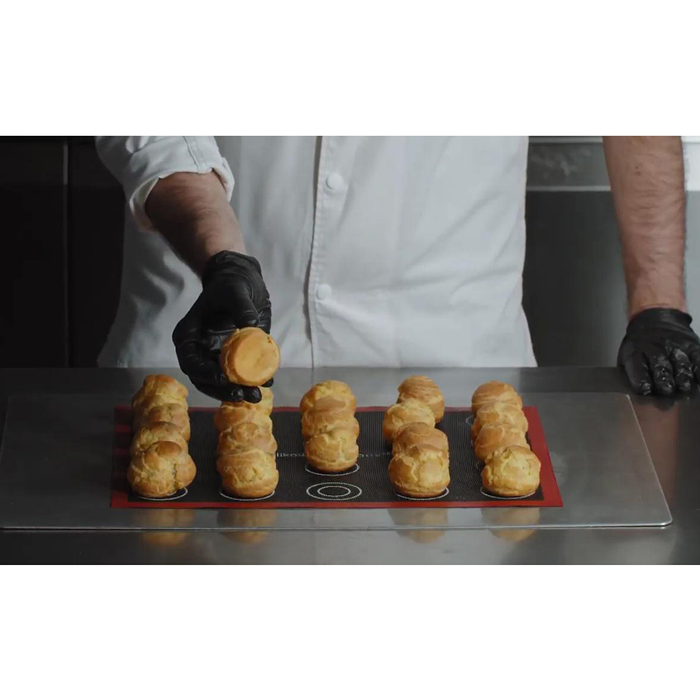 Коврик двусторонний силиконовый для выпечки eclair&choux, 30х40 см