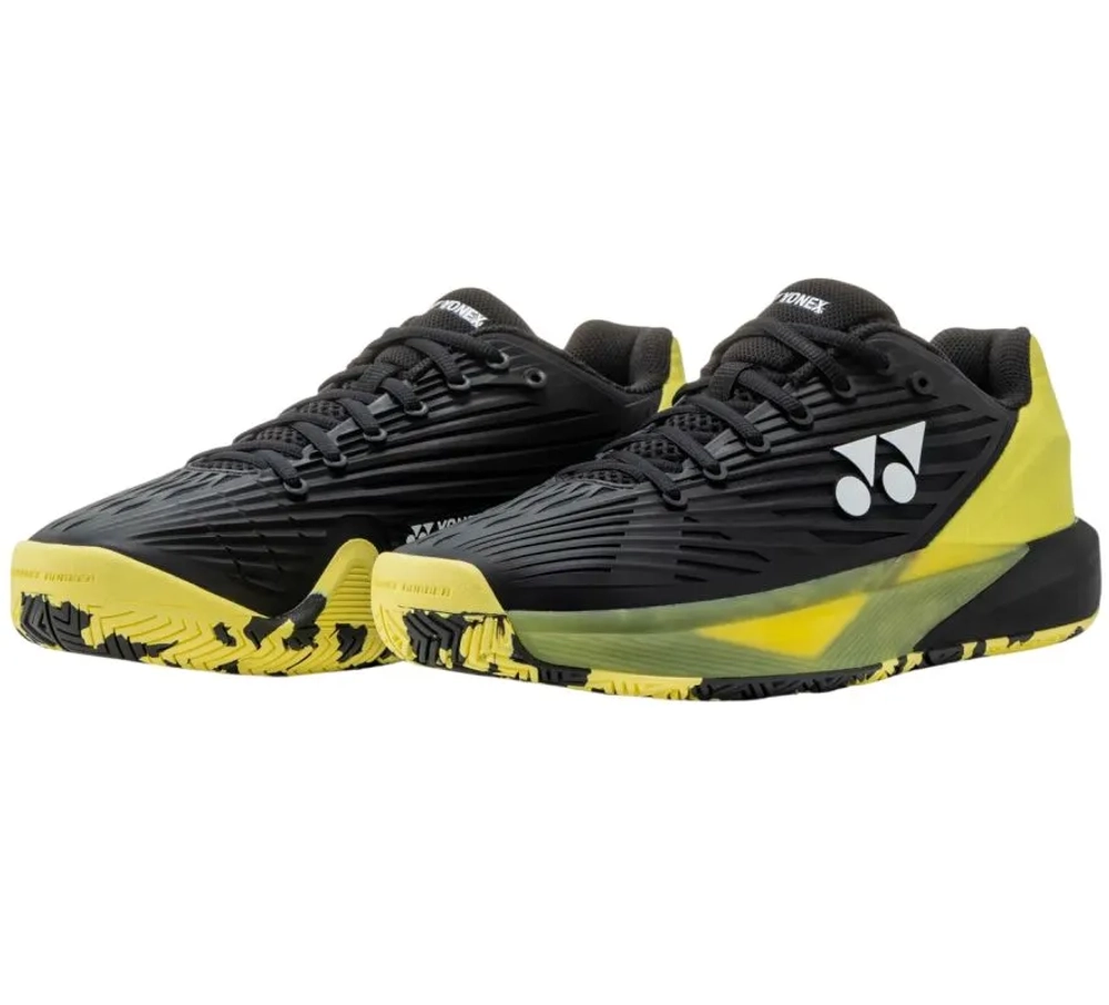 Мужские кроссовки теннисные Yonex Power Cushion Eclipsion 5 - black/yellow