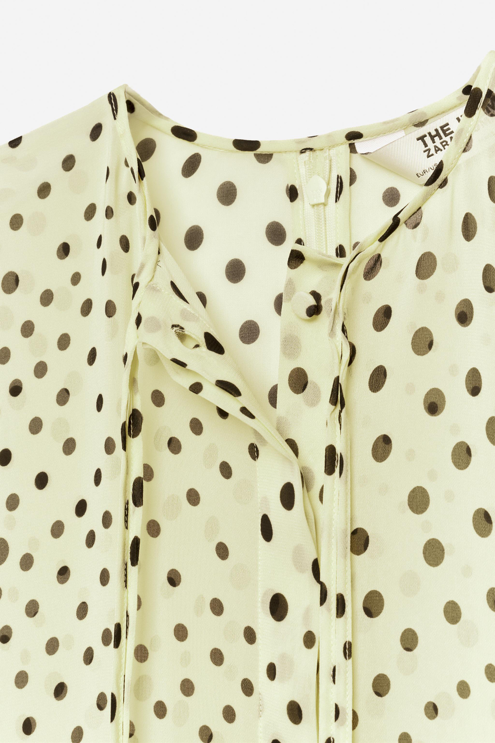 ПЛАТЬЕ В ГОРОШЕК — THE ITEM ZARA WOMAN — ZARA