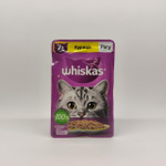 Рагу Курица, 75г влажный корм для кошек старше 7лет  Whiskas