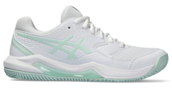 Женские Кроссовки теннисные Asics Gel-Dedicate 8 Clay - white/pale blue