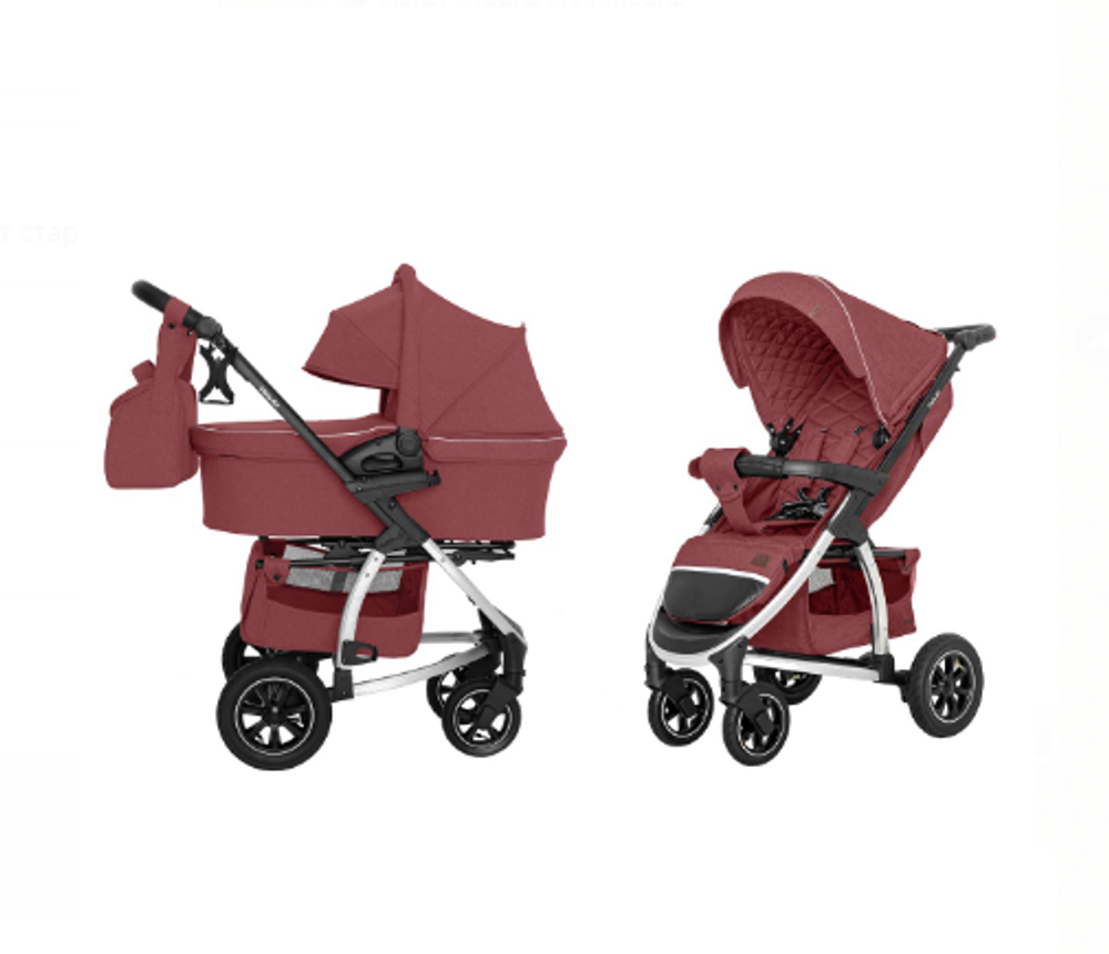 Коляска 2 в 1 Carrello Vista Air CRL-6506, Rubby Red (Рубиново-красный)