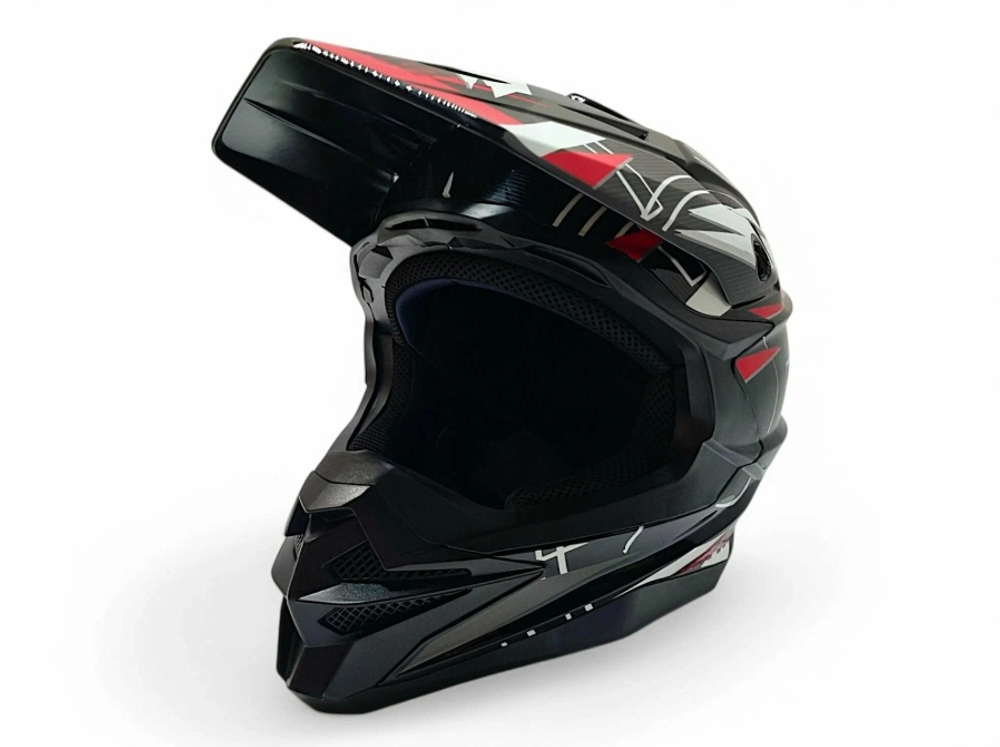 Шлем кроссовый AiM JK803S Red/Black, M