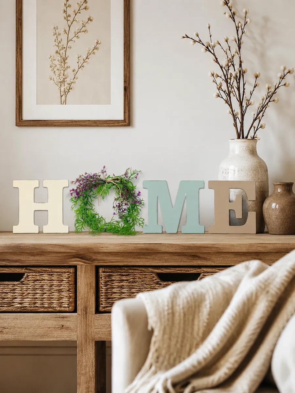 Декор на стену буквы "HOME"