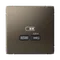 Розетка с USB C Systeme Electric ArtGallery Мокко GAL000627