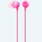 Наушники с Гарнитурой Sony MDR-EX15AP, розовый, вкладыши, кабель 1,2 м.