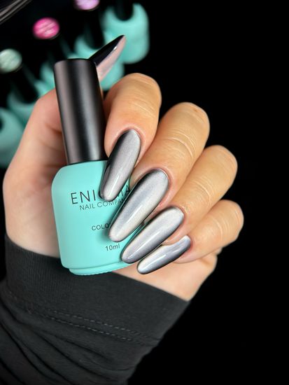 Гель-лак с эффектом кошачий глаз ENIGMANIC AURA silk cat 10 мл. #01