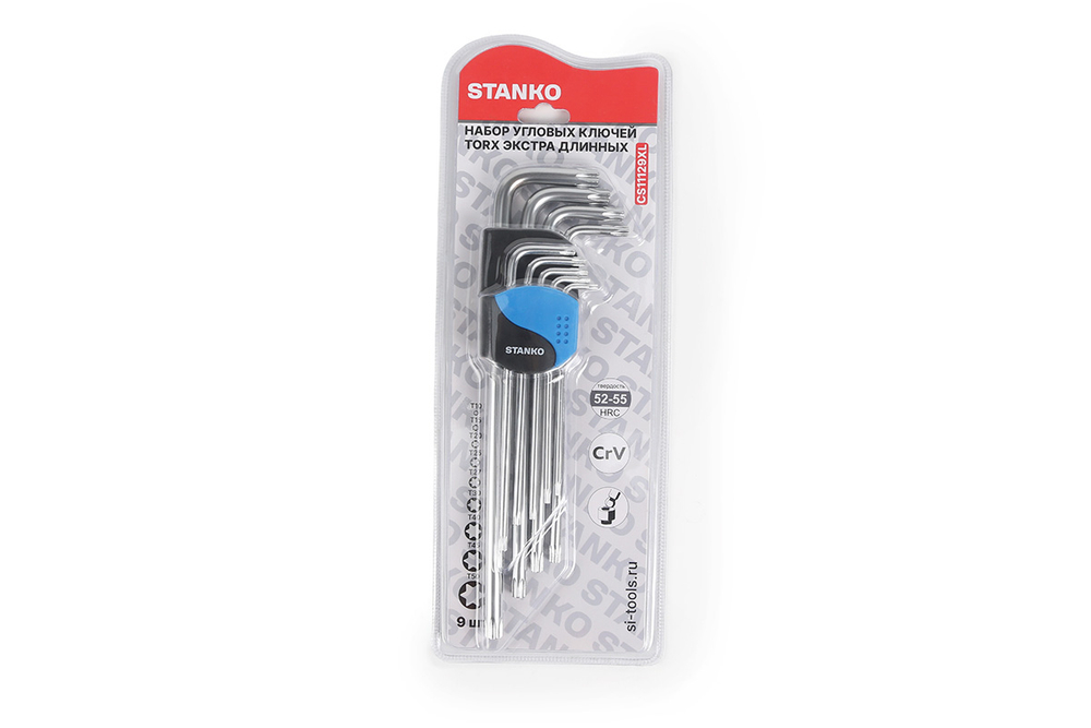 CS11129XL Набор угловых ключей Torx экстра длинных 9шт.