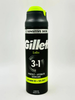 Гель для бритья Gillette Labs Rapid Foaming Shave Gel, с растительными экстрактами и витаминами, 198 мл (США)