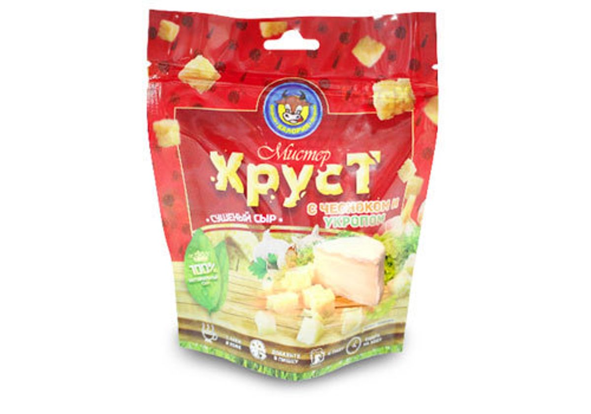 Сухой сыр "Мистер Хруст" с укропом, 50г