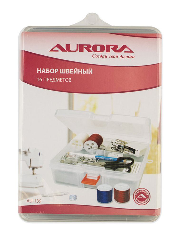 Набор швейный 16 предметов AU-139, AU-139, Aurora, 1 шт