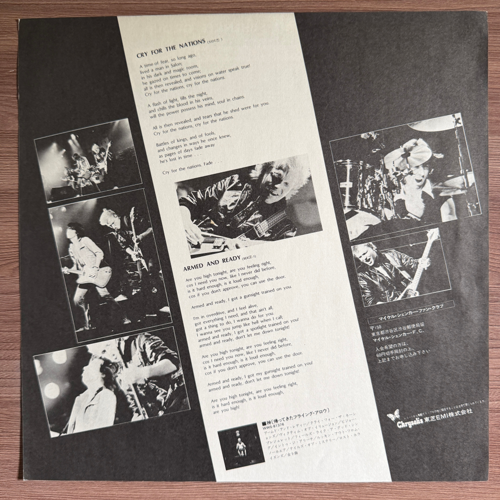 Виниловая пластинка The Michael Schenker Group ‎– Cry For The Nations 12", 45 RPM