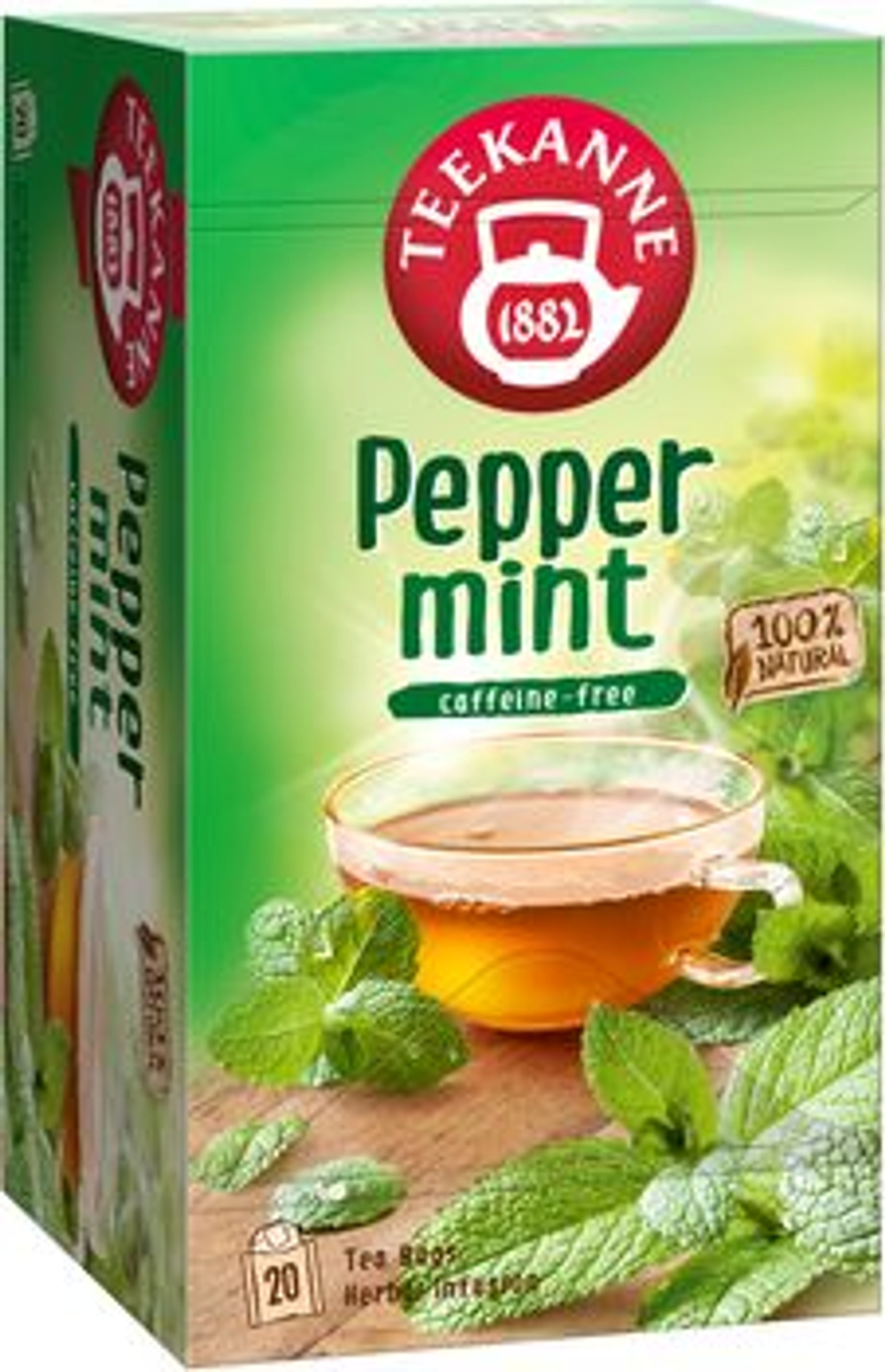 Чай травяной Teekanne Pepper mint с мятой перечной 20 пакетиков, 45 г (из Финляндии)