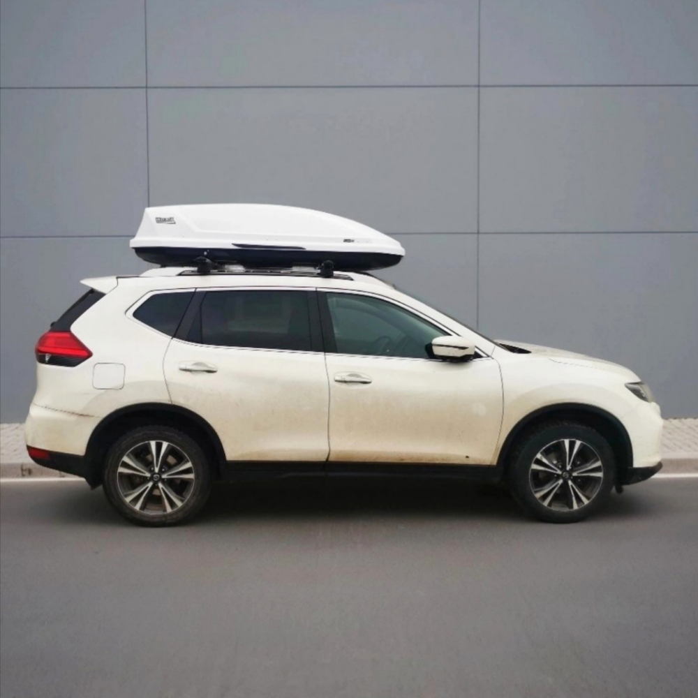 Автобокс Way-box Gulliver 520 на Nissan X Trail T 32 с рейлингами