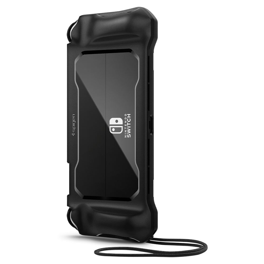 Чехол накладка Spigen RUGGED ARMOR NINTENDO SWITCH OLED MATTE BLACK