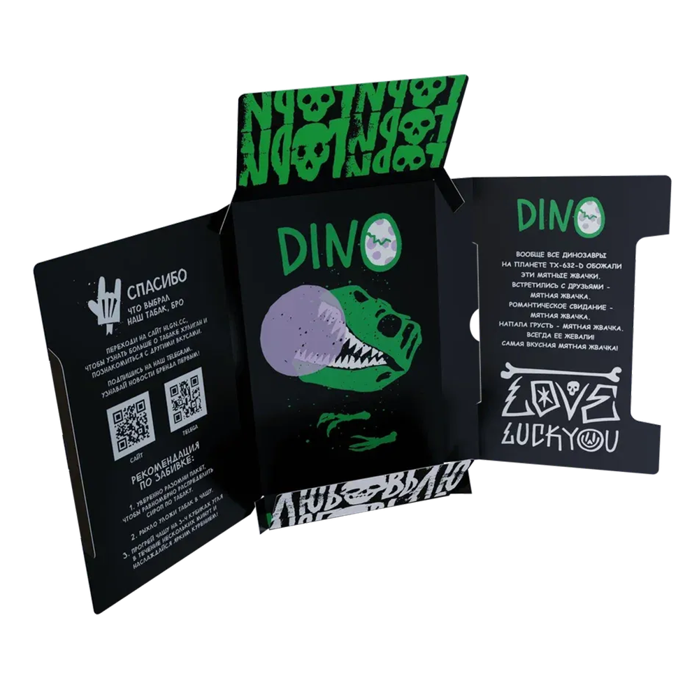 Хулиган - DINO (Мятная жевачка) 25 гр.