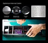 Карбоновая рама квадрокоптера ZHT AERO KEEL MINI (версия без моторов, пропеллеров, регуляторов ESC)