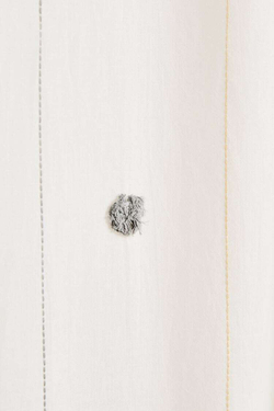 ZARA HOME ЗАНАВЕСКА С ПОМПОНАМИ, ЭКРЮ