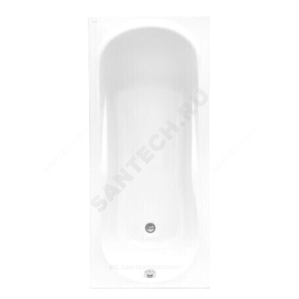 Ванна акриловая Каледония 170х75см без ножек Santek 1.WH30.2.391