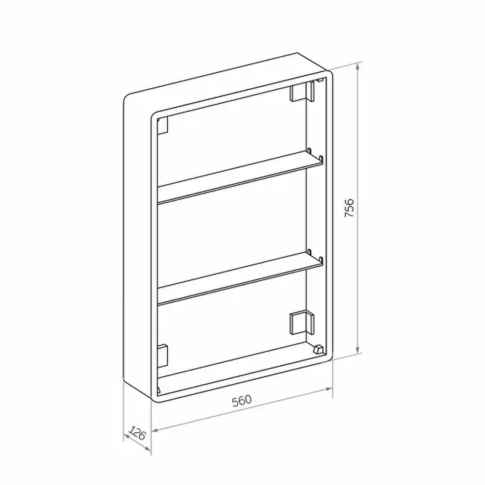 Зеркала-шкафы Reflexion Circle RF2108SR
