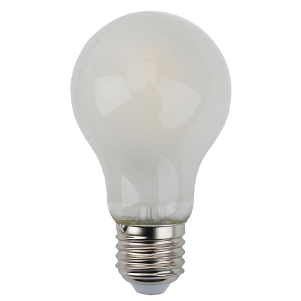 Лампа светодиодная ЭРА F-LED A60-13W-840-E27 frost Е27 13Вт филамент груша матовая нейтральный белый свет | Филаментные декоративные