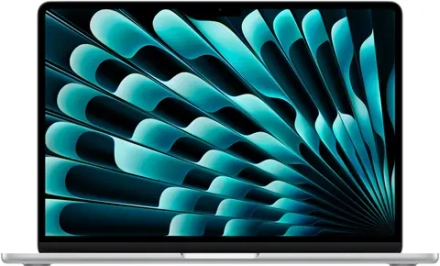 Ноутбук Apple MacBook Air A3113 M3 8 core 16Gb SSD256Gb/8 core GPU 13.6" Liquid Retina (2560x1664) macOS silver WiFi BT Cam (MC8H4LL/A)