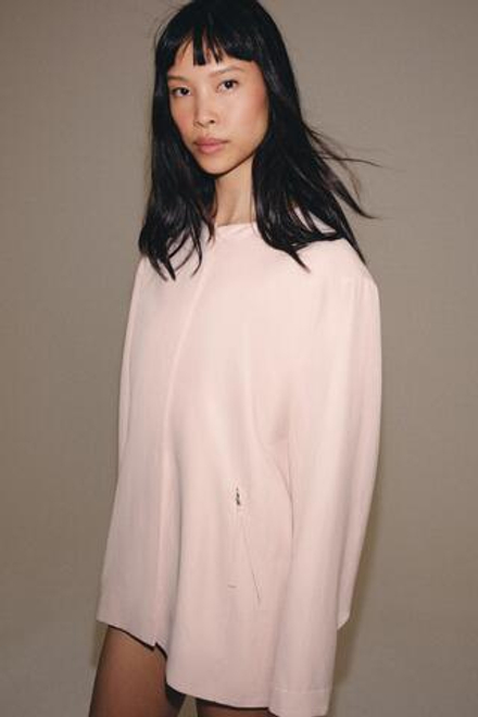 ZARA БОМБЕР, ПАСТЕЛЬНО-РОЗОВЫЙ