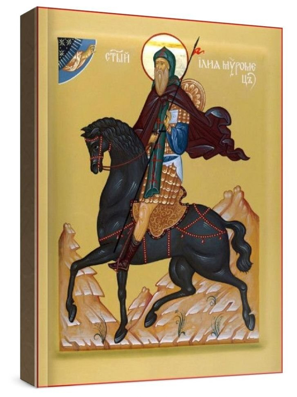 Илья Муромец (рукописная икона)