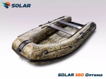 Лодка надувная моторная solar-380 к (оптима)