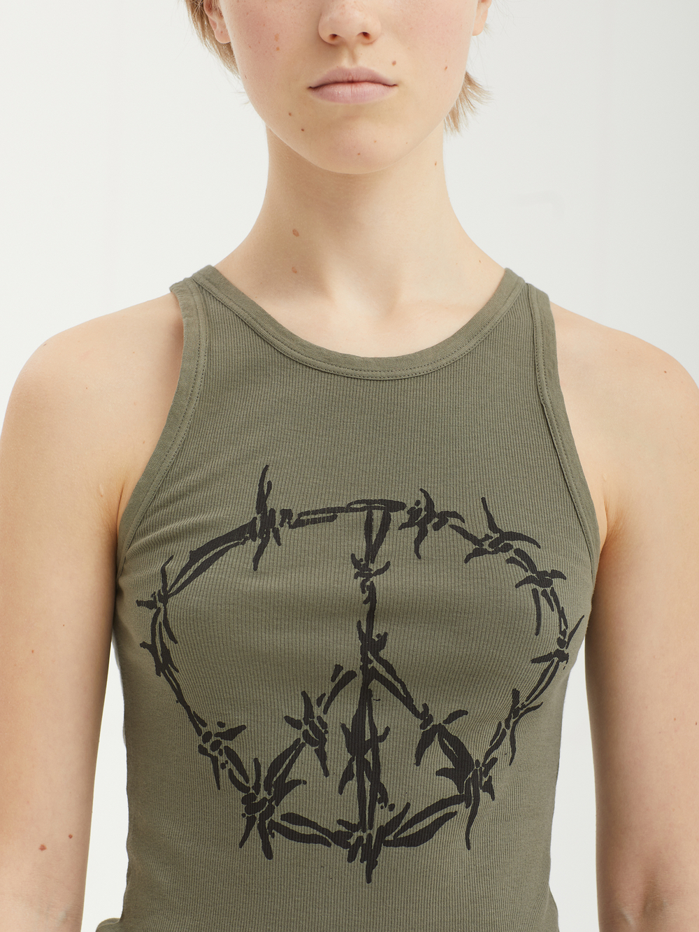 Женская Майка Barbed Peace