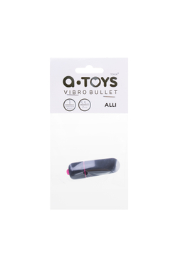 Вибропуля A-Toys by TOYFA Alli ABS пластик, черный, 5,5 см, Ø 1,7 см.