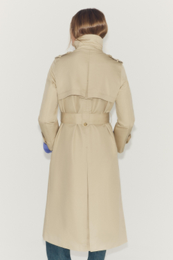 ZARA ТРЕНЧ WATER-REPELLENT С ПОЯСОМ — ZW COLLECTION, СВЕТЛЫЙ ЖЕЛТО-КОРИЧНЕВЫЙ