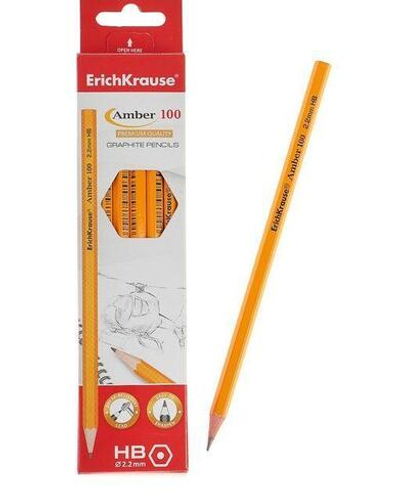 Карандаш ч/г шестигран. Amber 100 НВ (Erich Krause)