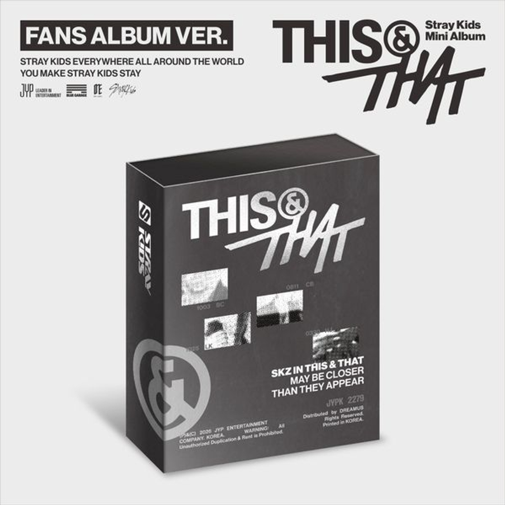 Альбом Stray Kids - THIS & THAT [FANS ALBUM VER.] [С небольшим дефектом]